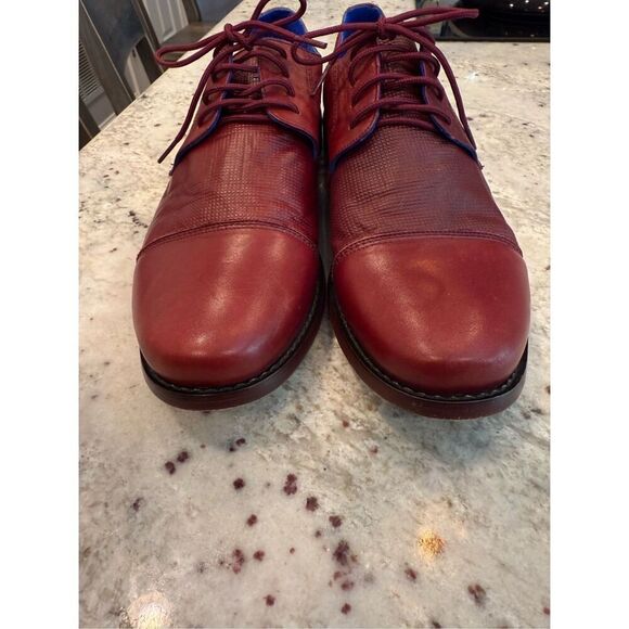Altura Siete Burgundy Soft Leather Bostonian Oxford Shoes Sz 9 EUC main image 8